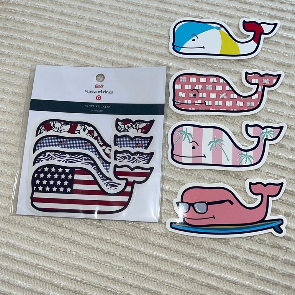 Assorted Vineyard Vines decals NWT